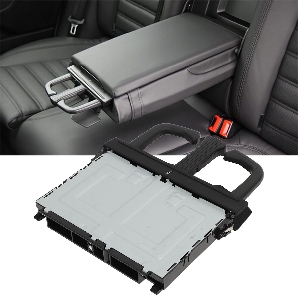 Dailygoods- Bekerhouder Auto - Eenvoudig te installeren - Duurzaam materiaal - Geschikt voor A3 RABBIT 2008-2014 - Onderdeelnummer 8P0885995 - Handig en tijdbesparend - Autobekerhouder