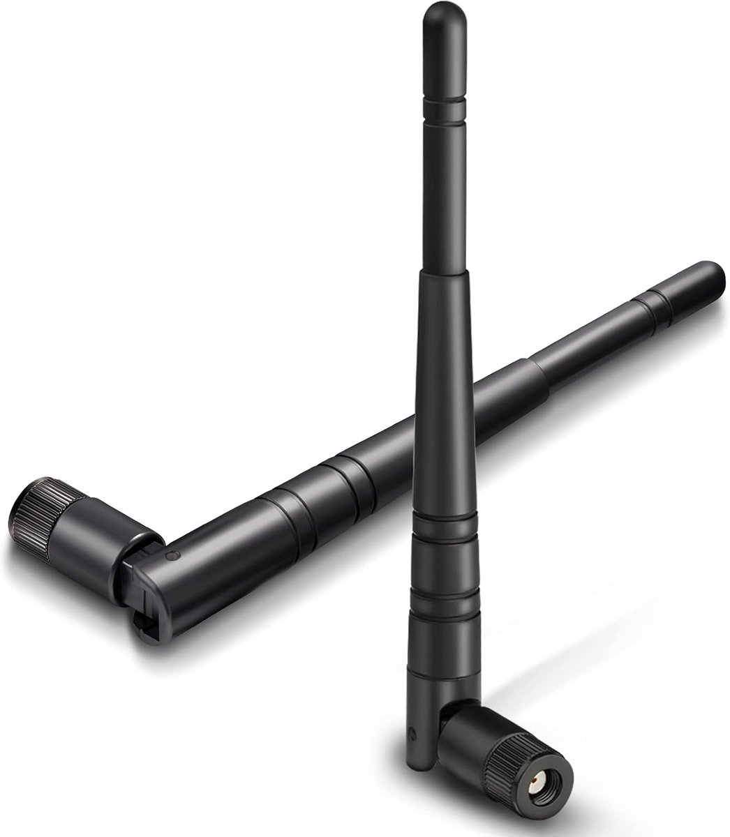 Externe WiFi Antenne - WLAN Antenne - Signaal Versterken - RP-SMA Connector - 5dBi 2.4Ghz - Zwart