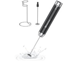 Melkopschuimer - Drankmixer - Koffie Maken - Instelbare Snelheid - 7.4 Watt - Zwart