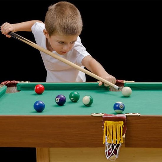NTH products- Billiard Net Set van 6 - Vervangende Billiard Zak - Kunstleer - Makkelijk te Bevestigen - Duurzaam - Geschikt voor Pooltafels - Billiard Ball Bag van Nth Products — afbeelding 5