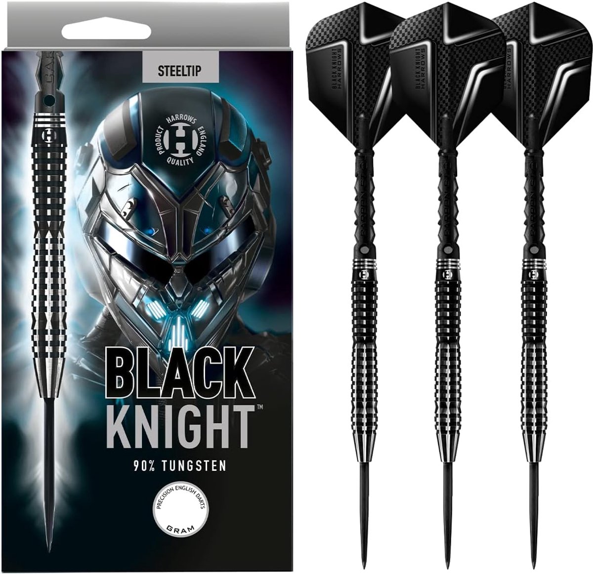 Wolfraam Dartpijlen - Stalen Darts - Precisie Werpen - 90% Wolfraam - 21 gram - Zwart