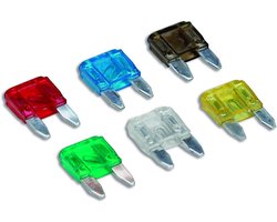 Mini Zekering Set - Auto Zekeringen - Voertuig Onderhoud - 6-Delige Set - 7.5A tot 30A - Diverse Kleuren