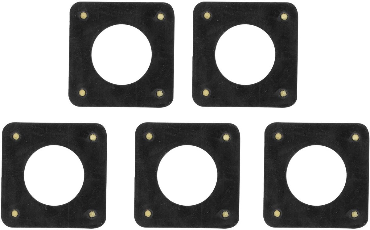 Dailygoods - 42 Stappenmotor Demper - Siliconen Schokdemper - Duurzaam en stevig - 2mm - Vermindert motorresonantie - Geschikt voor 17 stappenmotor