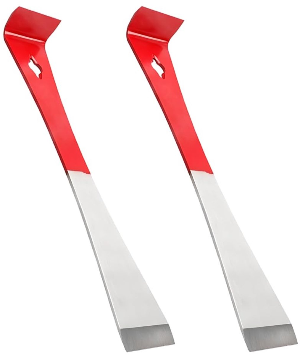 Dailygoods- Koevoet 26 cm - Roestvrijstalen Spijkertrekker/Scraper - 2-in-1 Ontwerp - Schrapen/Trekken - Schokbestendig - Hoogwaardig Staal - Wrikstaaf