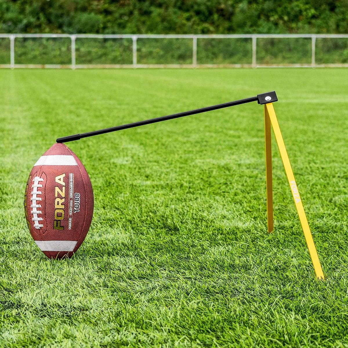 Kick Stick - Balhouder Training - Field Goal Oefenen - Verstelbare Hoek - 48.8cm Opvouwbaar - Zwart