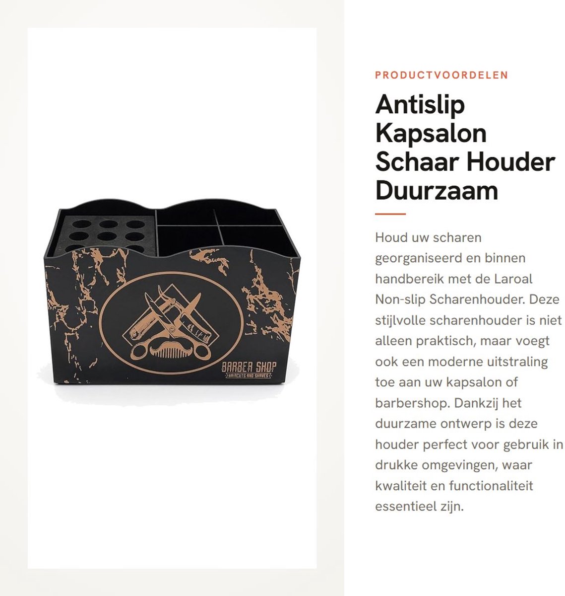 Dailygoods- Schaarhouder Stevige Constructie - Antislip - Ruimtebesparend Ontwerp - Duurzaam - Compact - Elegante Esthetiek - Schaarrek
