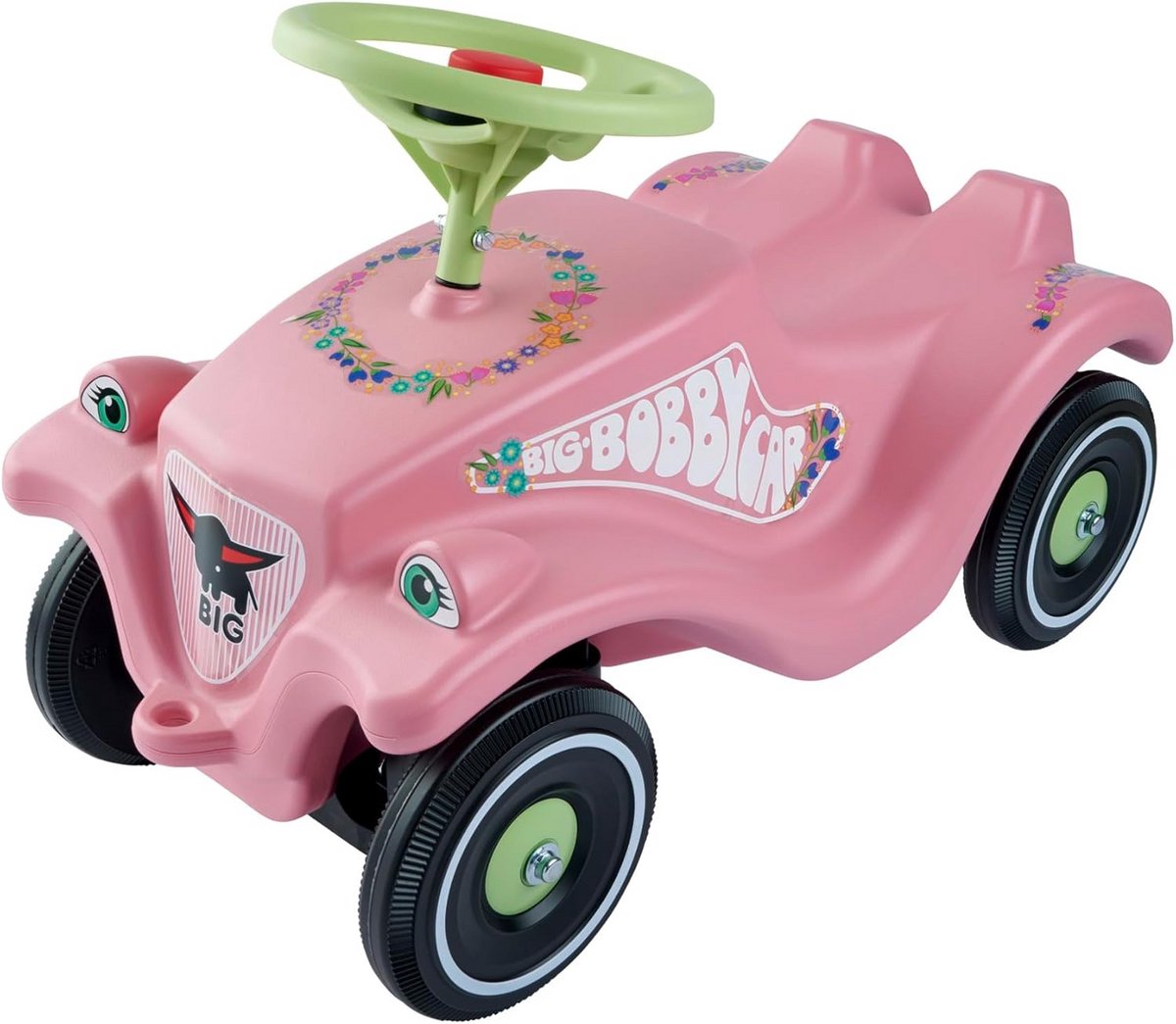 Kindervoertuig - Loopauto - Buiten spelen - Gemaakt in Duitsland - 58 x 30 x 38 cm - Roze
