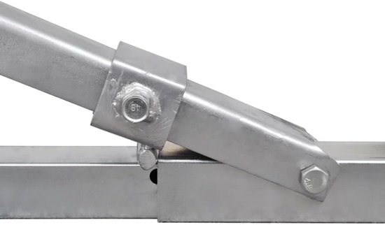 Kielsteun Boottrailer - Ondersteuning Trailer - Boot Transport - Verstelbare Breedte - 80-124 cm - Zilver — afbeelding 4