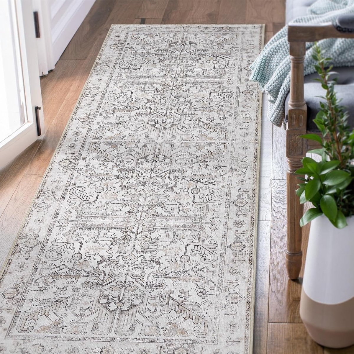 Vloerkleed woonkamer - Vloerbedekking binnen - Interieur decoratie - Antislip onderlaag -