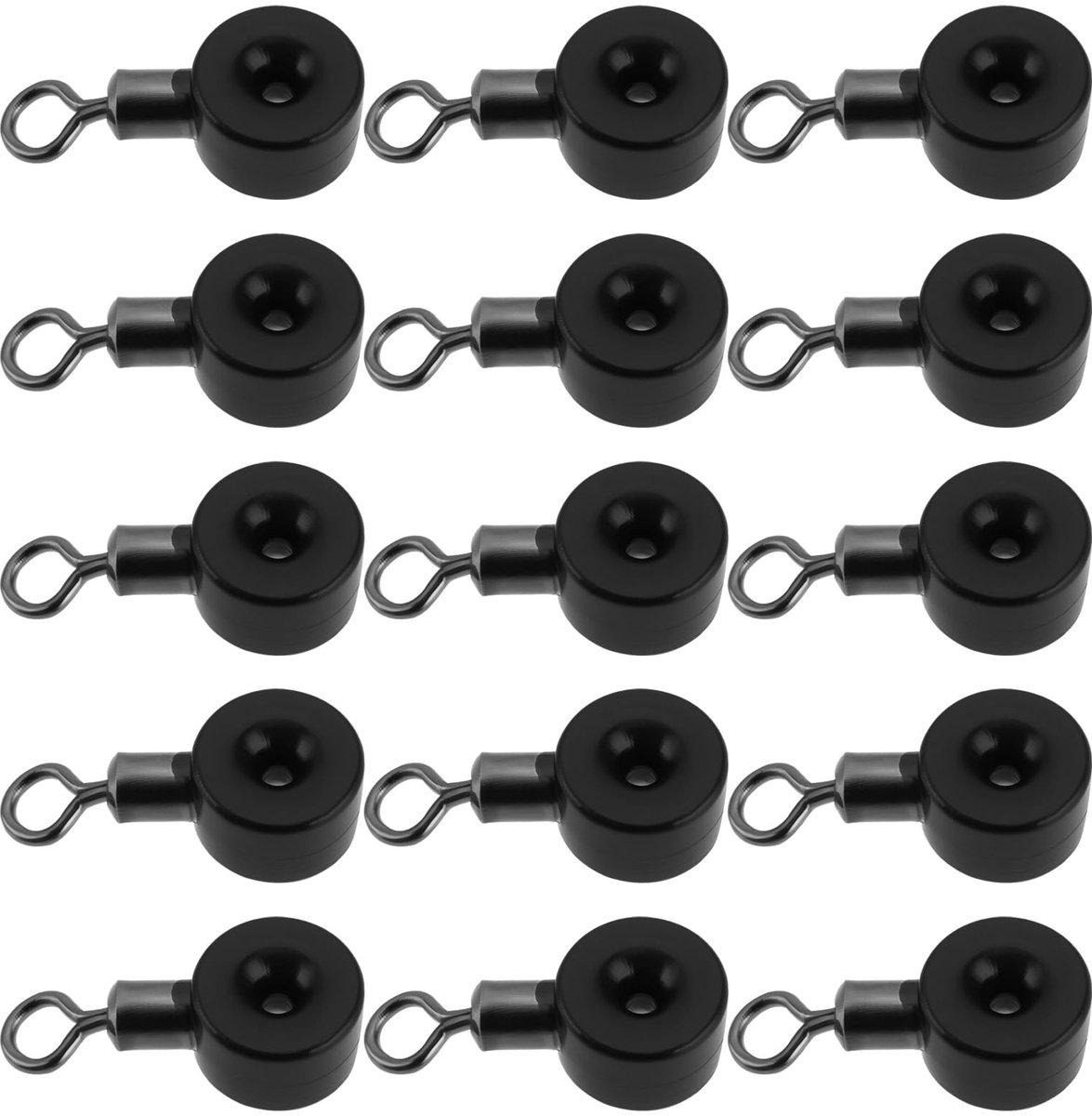 Dailygoods- Pulley 50PCS - Antientanglement Design - Groefbescherming - Geschikt voor Zeevisserij - 22x10mm - Beschermt Hoofdlijn - Visaccessoires