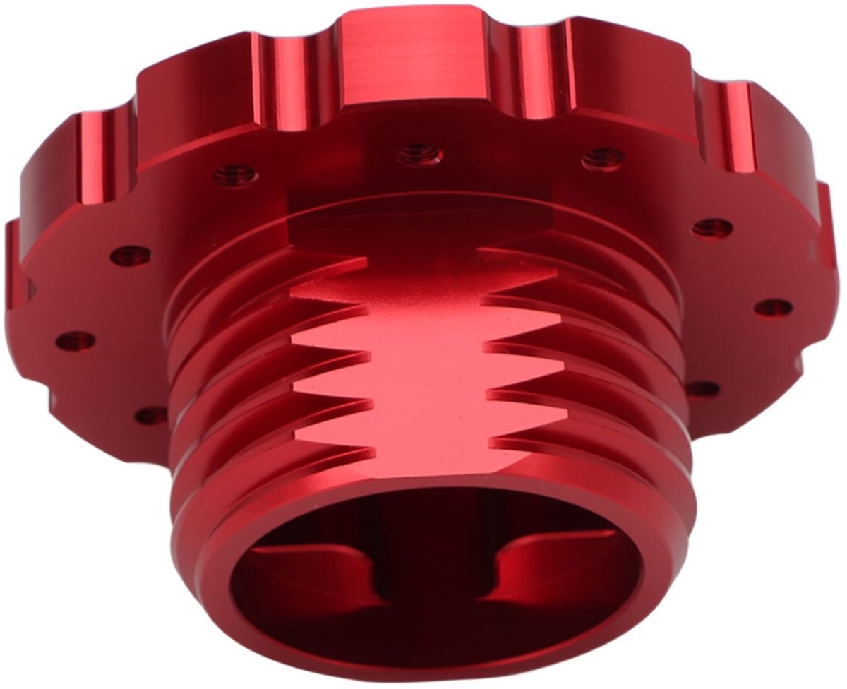 Dailygoods - Gaming-stuurwieladapter - Aluminium Stuurwieladapter - Duurzaam en sterk - Zwart (Rood) - Sim Racing Accessoire - Geschikt voor Thrustmas...