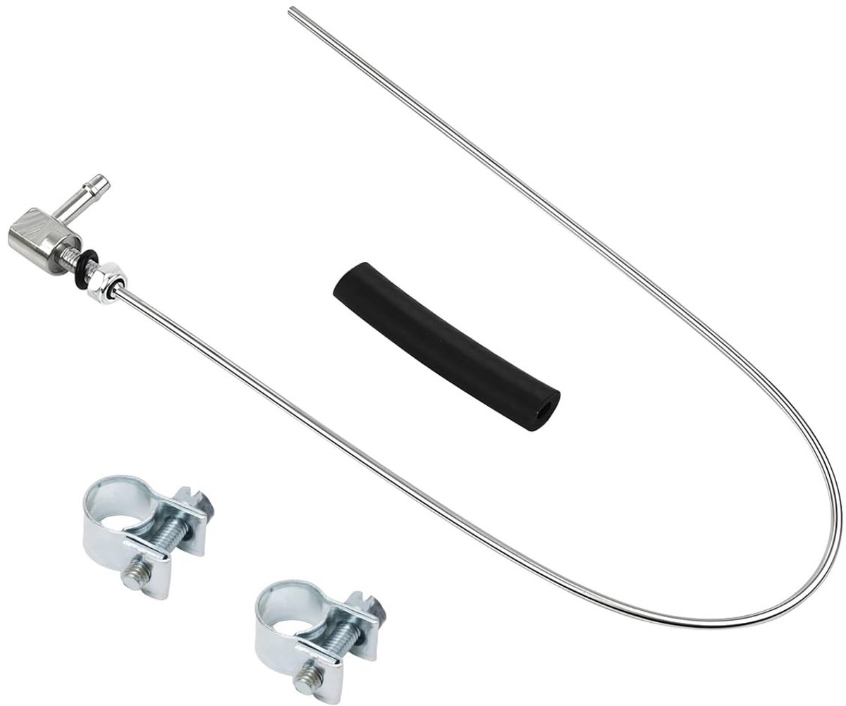 Dailygoods- Tankontnemer met 45 cm buis - Brandstofslang - Brandstofleiding - Slangklem - Corrosiebestendig - Geschikt voor brandstoftank