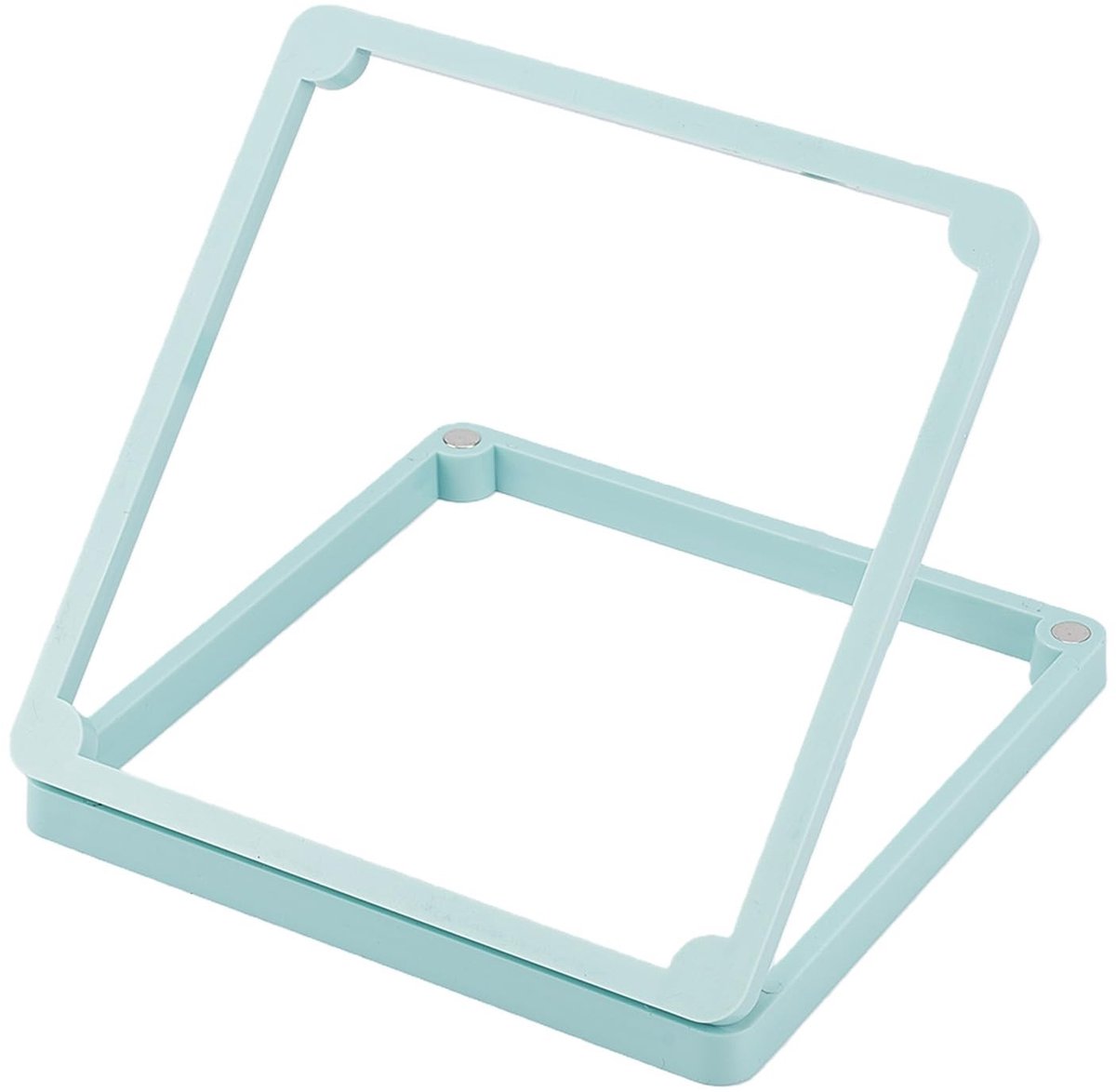 Dailygoods- Cookie Stencil Lichtgroen - Sjabloonhouder 12 x 12 cm - Decoratie Tool - Herbruikbaar - Duurzaam Acryl - Eenvoudig Schoonmaken - Koekjesdecoratie