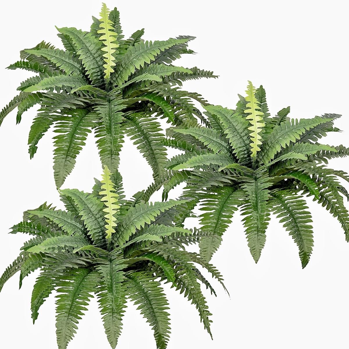 Dailygoods- Kunstvarens groot - 3 stuks - kunstplanten voor buiten - uv-bestendig - decoratie voor thuis - veelzijdige planten