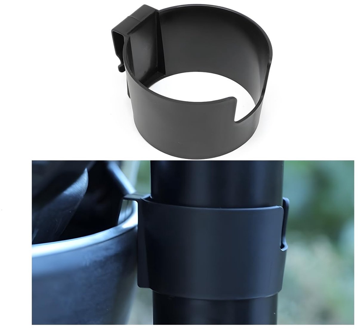 Dailygoods- Bekerhouder Auto - Universele Bekerhouder - Drankhouder - Flessenhouder - Zwart - Veilig en Stijlvol Ontwerp
