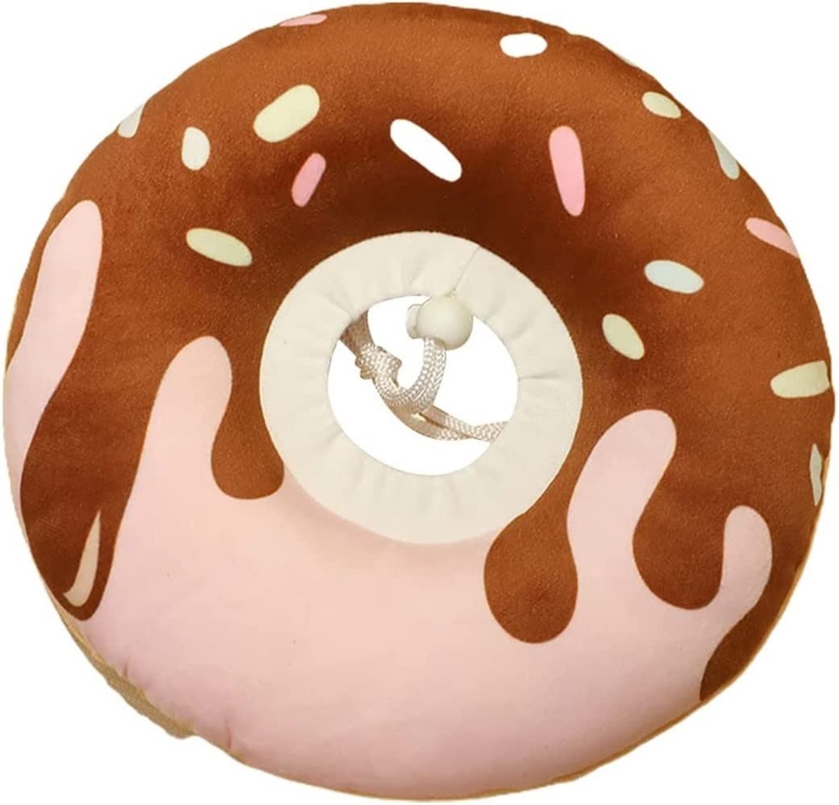Dailygoods- Kattenkraag Zacht - Verstelbare Beschermkraag - Anti-bijtveiligheid - Kattenkap - Kattendraagzak - Donut-model - Herstelhalsband