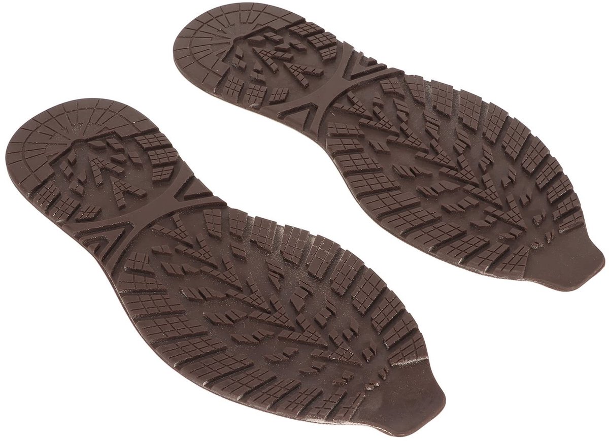 Dailygoods- Schoenzolen Antislip - Zachte Snijbare Rubber - Schokabsorptie - DIY Reparatie - Lichtgewicht - Eenvoudig te Installeren - Schoenbodem