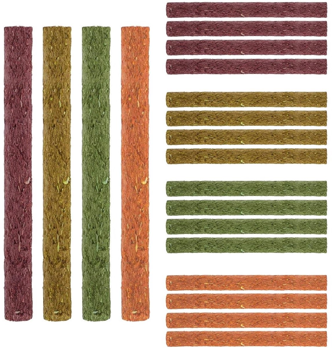 Dailygoods- Hooistokken 20 stuks – Kauwspeelgoed voor konijn/cavia – Drie smaken: Timothy/Oatmeal/Biet – Natuurlijke materialen – Rijk aan vezels Dailygoods- Hooistokken 20 stuks – Kauwspeelgoed voor konijn/cavia – Drie smaken: Timothy/Oatmeal/Biet – Natuurlijke materialen – Rijk aan vezels