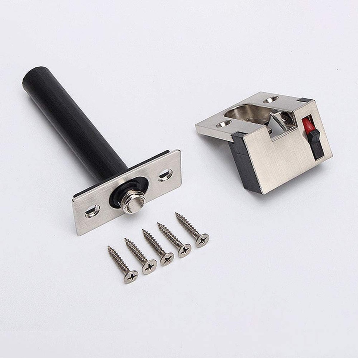 Dailygoods- Deur Sluiter Hoogwaardig Zinkgelegeerd - Beveiliging Deur Ketting - Anti-Diefstal - Roestbestendig - Geschikt voor Thuis/Kantoor - Eenvoudig te Installeren - Deurbeslag