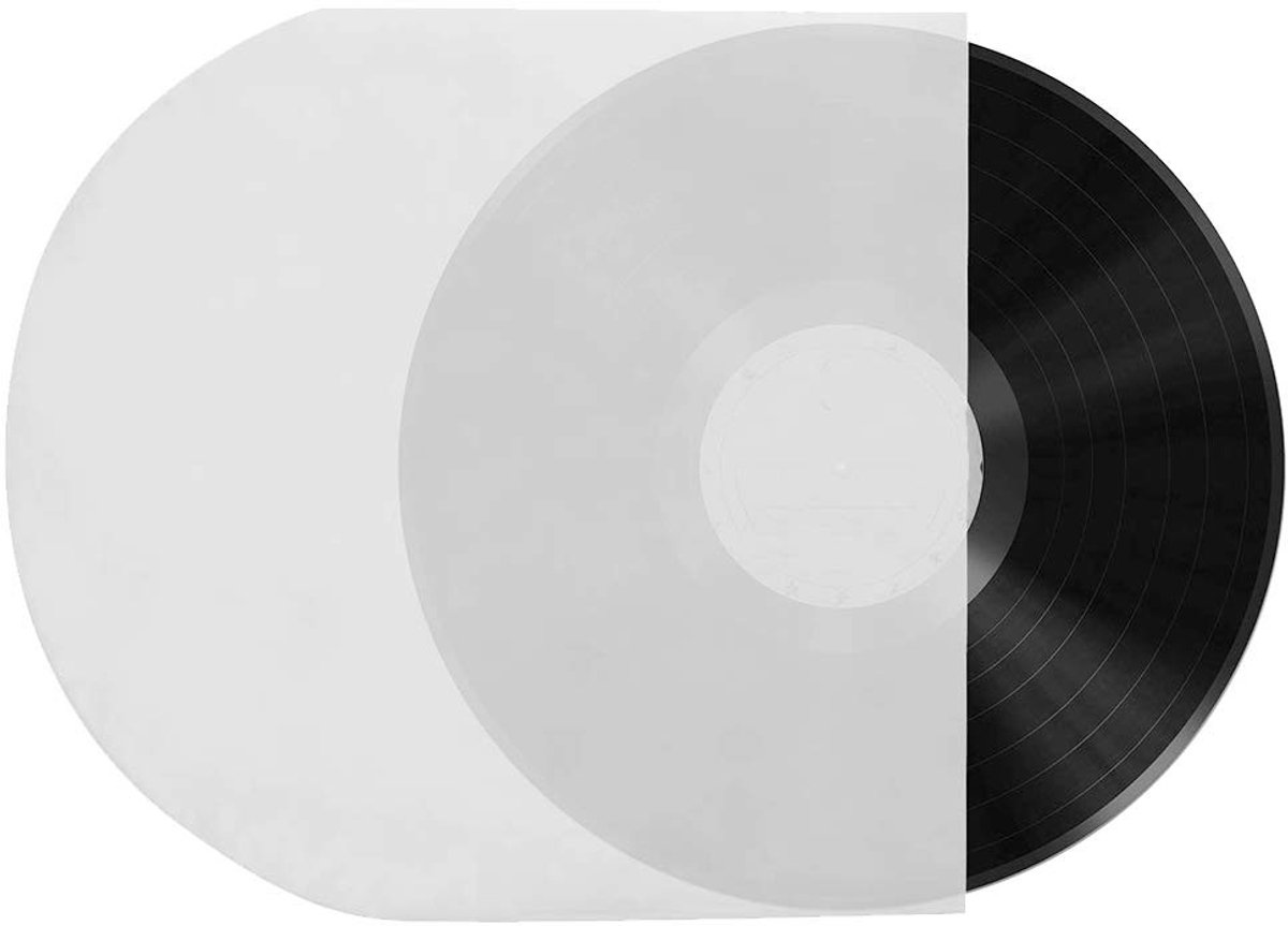 Dailygoods- Platenhoezen 100 Stuks - Antistatische Beschermhoezen - Vinyl Hoezen - Beschermhoezen LP - 7 Inch Vinylplaat - Albumplaat Bescherming - Vinylhoezen