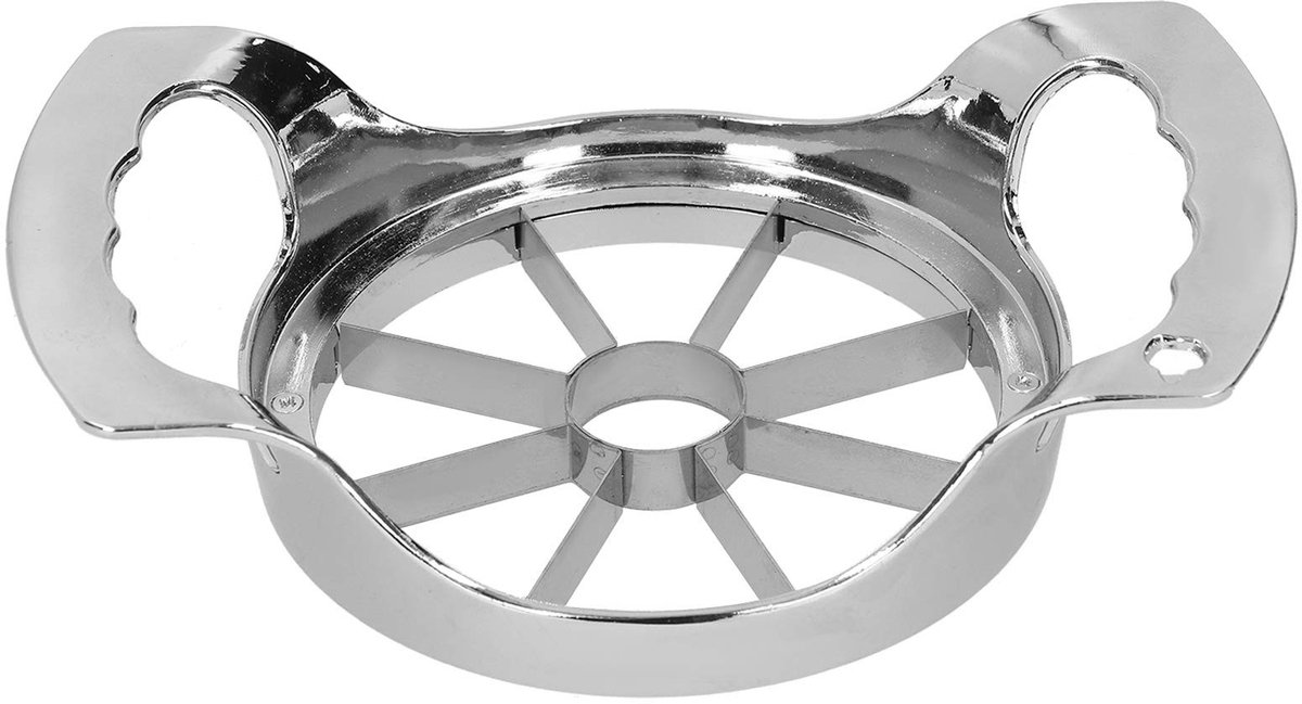 Dailygoods- Appelsnijder Roestvrij Staal - Fruitsnijder - Ergonomisch Handvat - Duurzaam - 8 Petals - Lichtgewicht 293 g