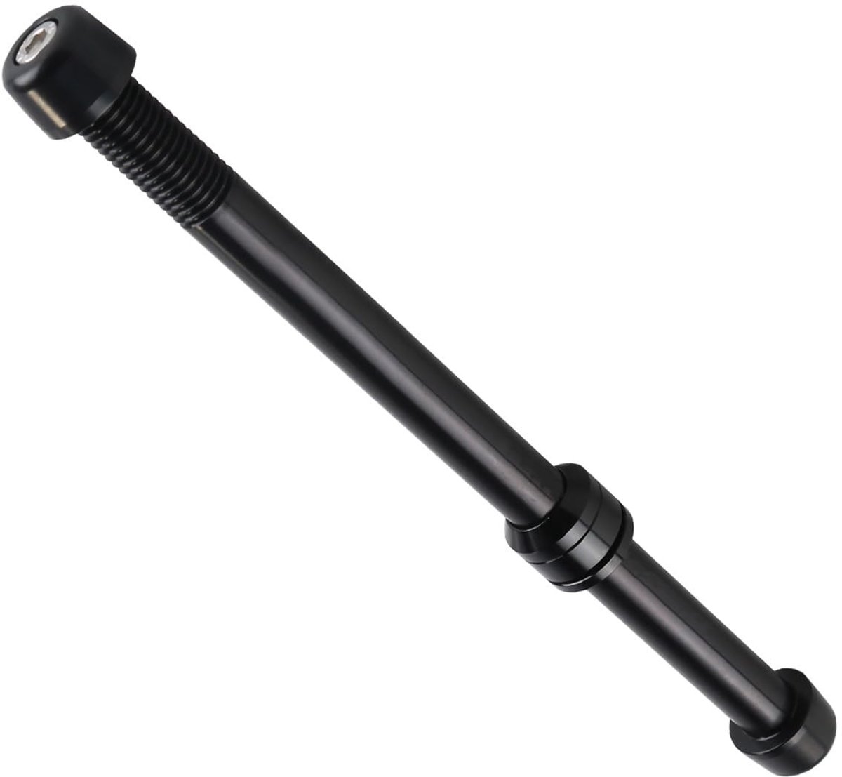 Dailygoods - Fietstrainer Steekasadapter - Conversienaaf - Verstelbaar met afstandhouders - Geschikt voor indoor fietsen - Aluminium - Mountainbike en...