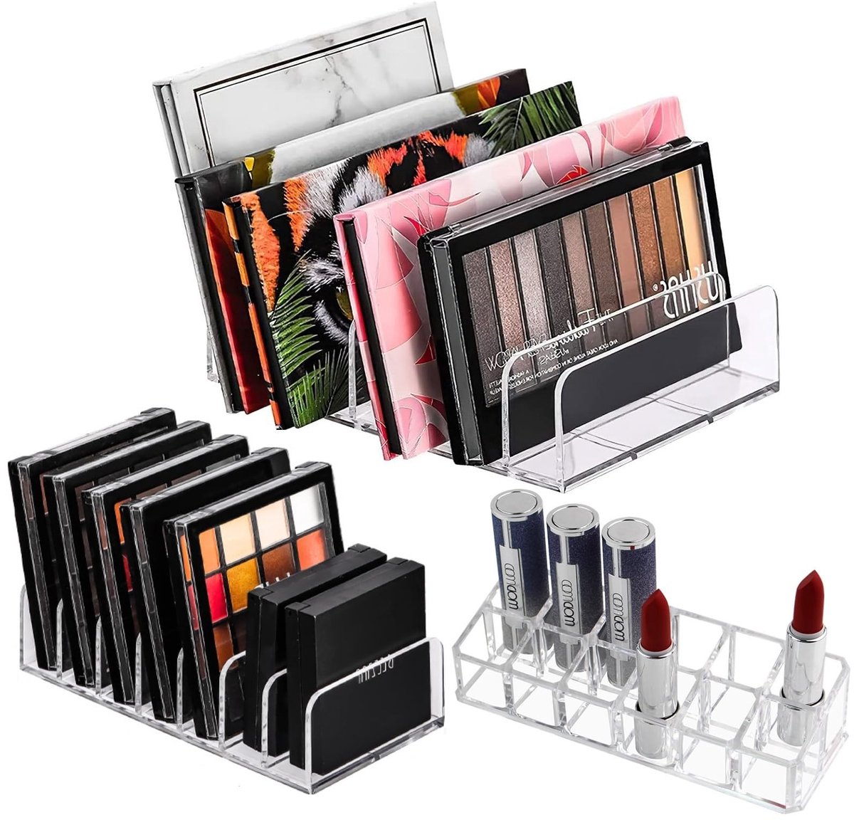 Dailygoods- Make-uporganizer met 7 Vakken - Lippenstift-organizer - Cosmetica-opbergdoos - Oogschaduw-organizer - Cosmetica-display - Hoogwaardige Acrylmaterialen - Cosmetica-opberger
