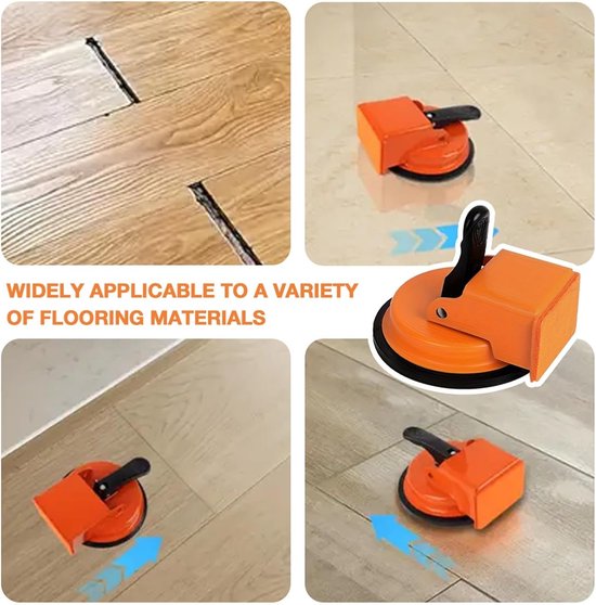 Vloer Naad Reparatie - Vloer Fixer Tool - Naden Dichten - Krachtige Zuigkracht - 15 x 15 x 5 cm van Merkloos — afbeelding 3