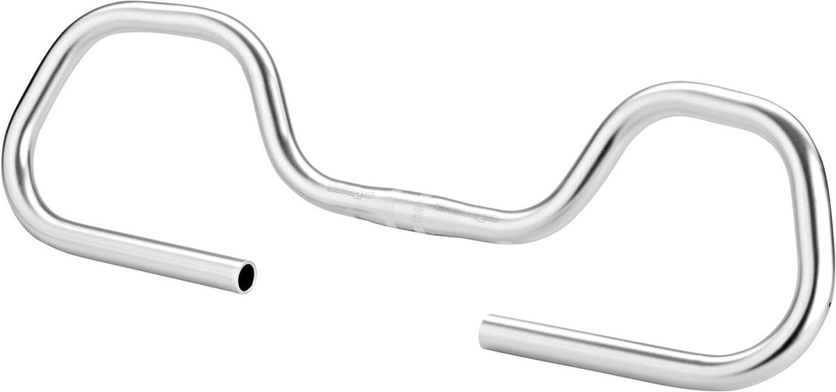 Fietsstuur Aluminium - Stuur Fiets - Comfortabel Fietsen - Verschillende Greepposities - 570 mm - Zilver