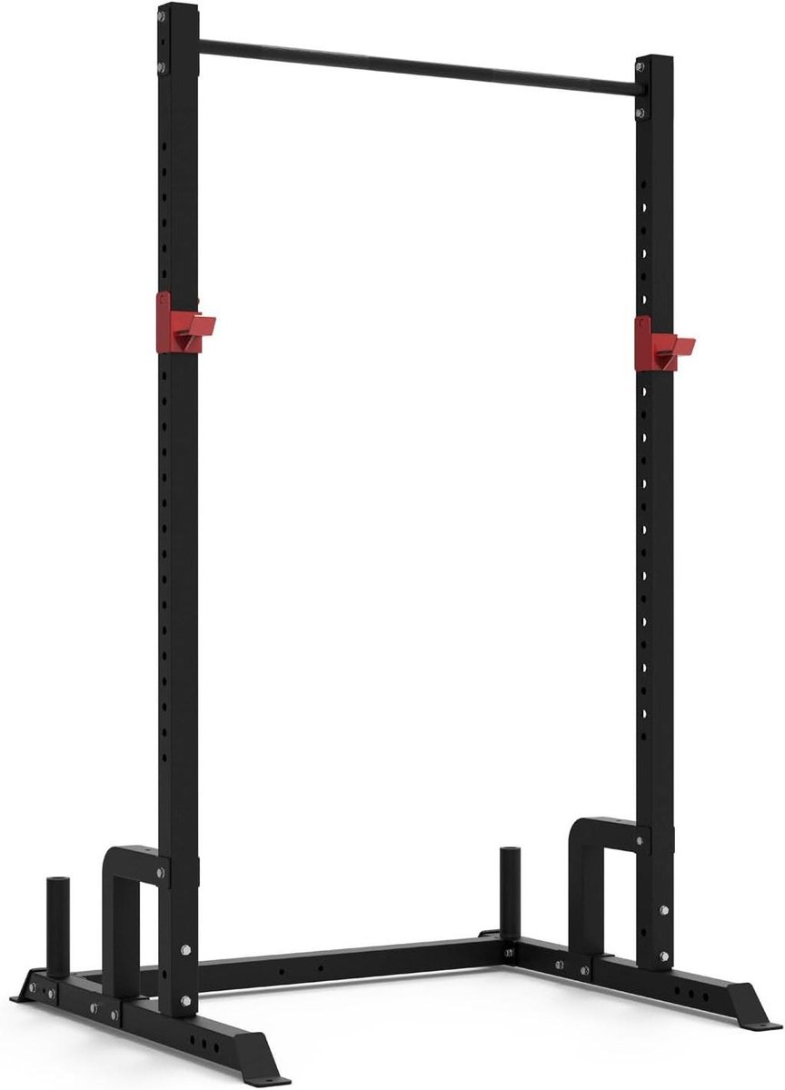 Train Hard® Vrij combineerbare Half Cage Kniebuigstandaard Squat Rack Power Rack Smith Machine Multipress Model 2024