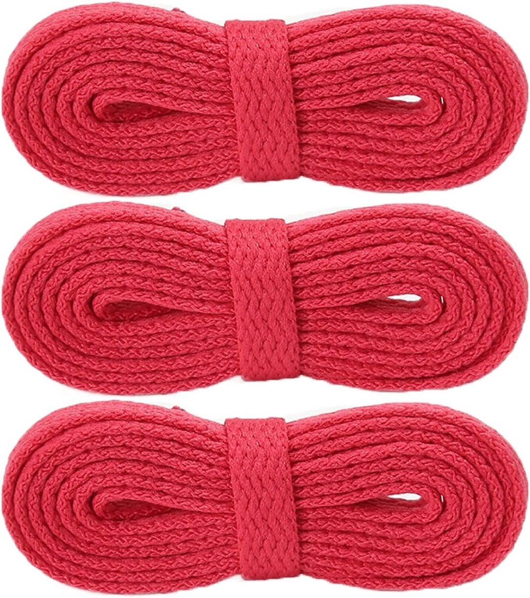 Duurzame 8mm Brede Veters voor Sportschoenen - Kleurige Vervangende Veters voor Wandelschoenen en Sneakers