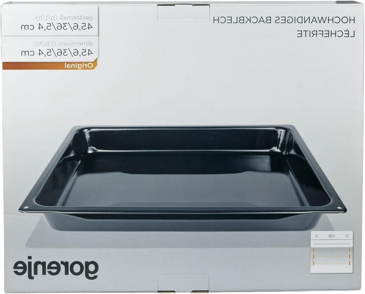 Bakplaat Oven - Ovenplaat Opvangbak - Bakken en Braden - Extra Diep - 456 x 360 mm - Metaal