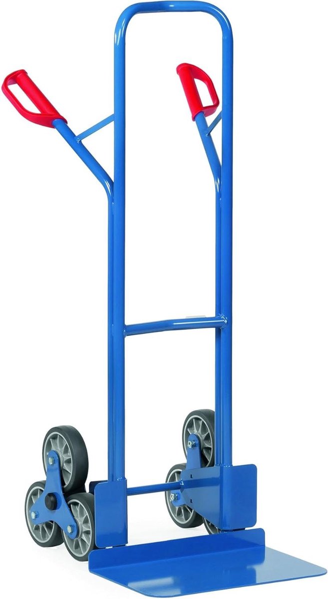 Fetra Transportapparatuur mczea326 kruiwagen met rubber, 590 mm breed x 1300 mm hoogte, 300 mm x 480 mm platform diameter