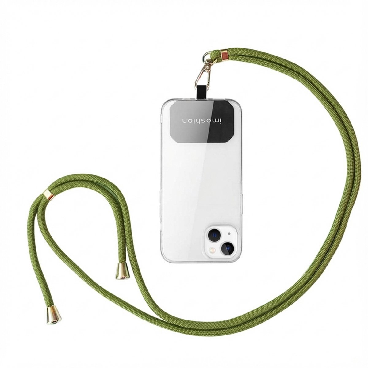 imoshion Universeel telefoonkoord - Telefoon Ketting - GSM Koord - Mosgroen