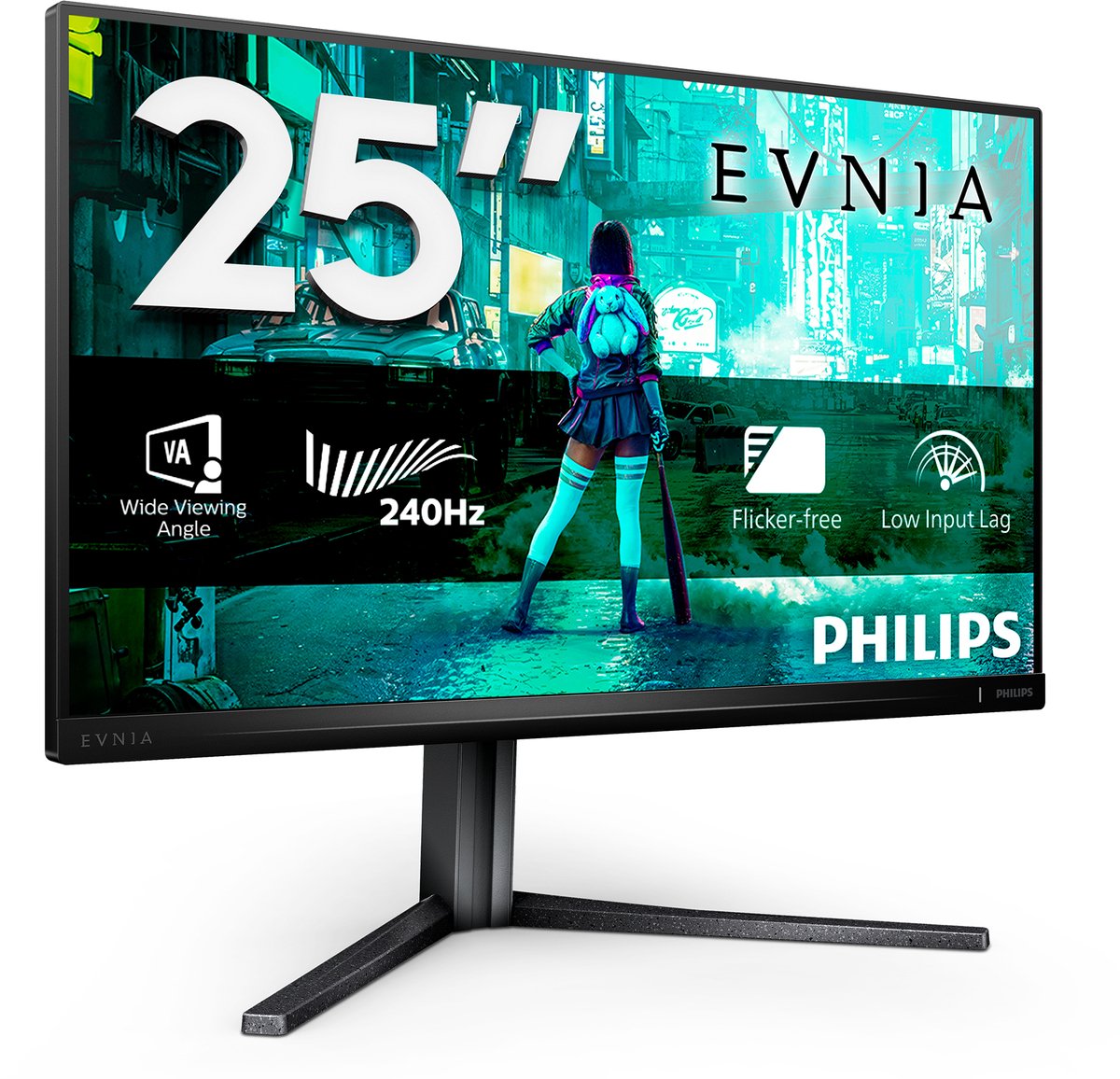 Bol.com Philips Evnia 5000 series 25M2N3200W - Full HD Gaming Monitor - Ergonomische Stand - 240hz - 25 inch aanbieding