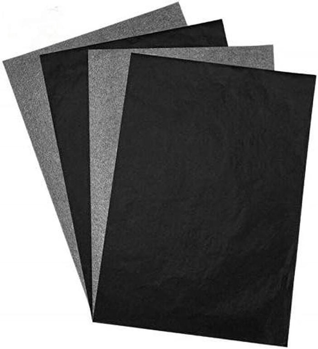 100 vellen A4 Transferpapier voor Kunst en Ambacht - Zwart