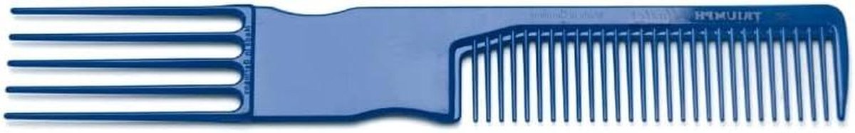 Vorkkam - Haarkam - Haar Stylen - Duurzaam Materiaal - 25.5 cm - Zwart