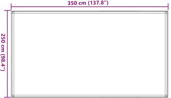 vidaXL - Tenttapijt - 250x350 - cm - antracietkleurig van Vidaxl — afbeelding 3