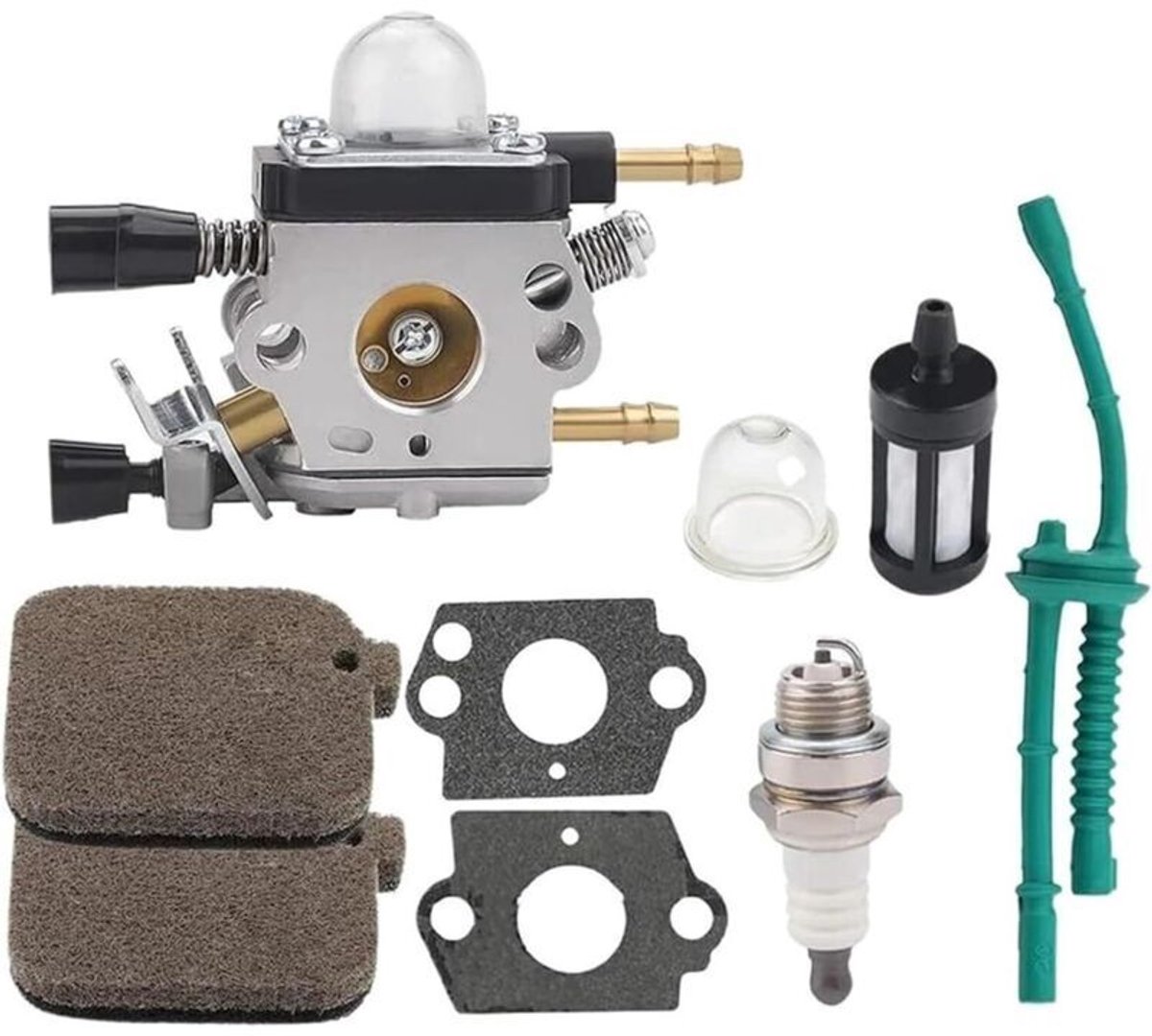 De C1Q-S68 carburateurrevisieset is geschikt geschikt voor BG45, BG46, BG55, BG65 en BG85 motoronderdelen en bevat een brandstoffilter en een pakkingset.