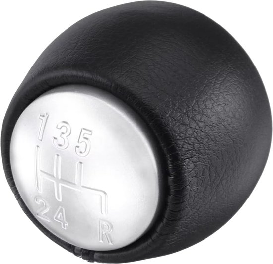 Versnellingspookknop - Schakelknop Pook - Auto Rijervaring - 5 Snelheden Zwart - One Size - Zwart — afbeelding 2