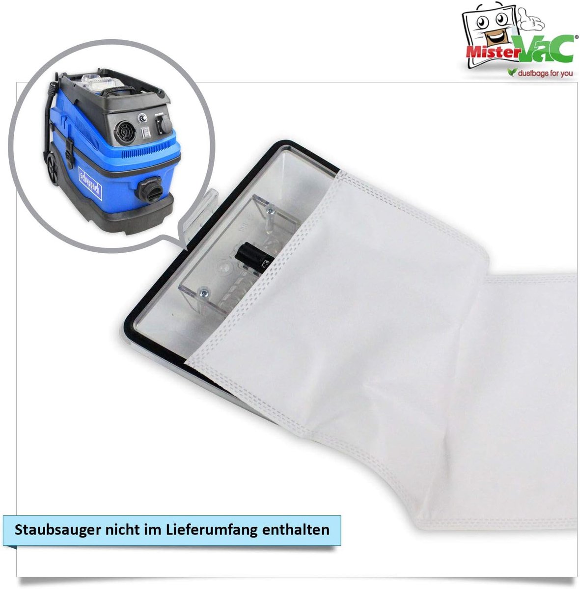 Stofzuigerzakken - Stofzakken - Schoon Huis - Meerlaags Papier - 5 Stuks - Wit