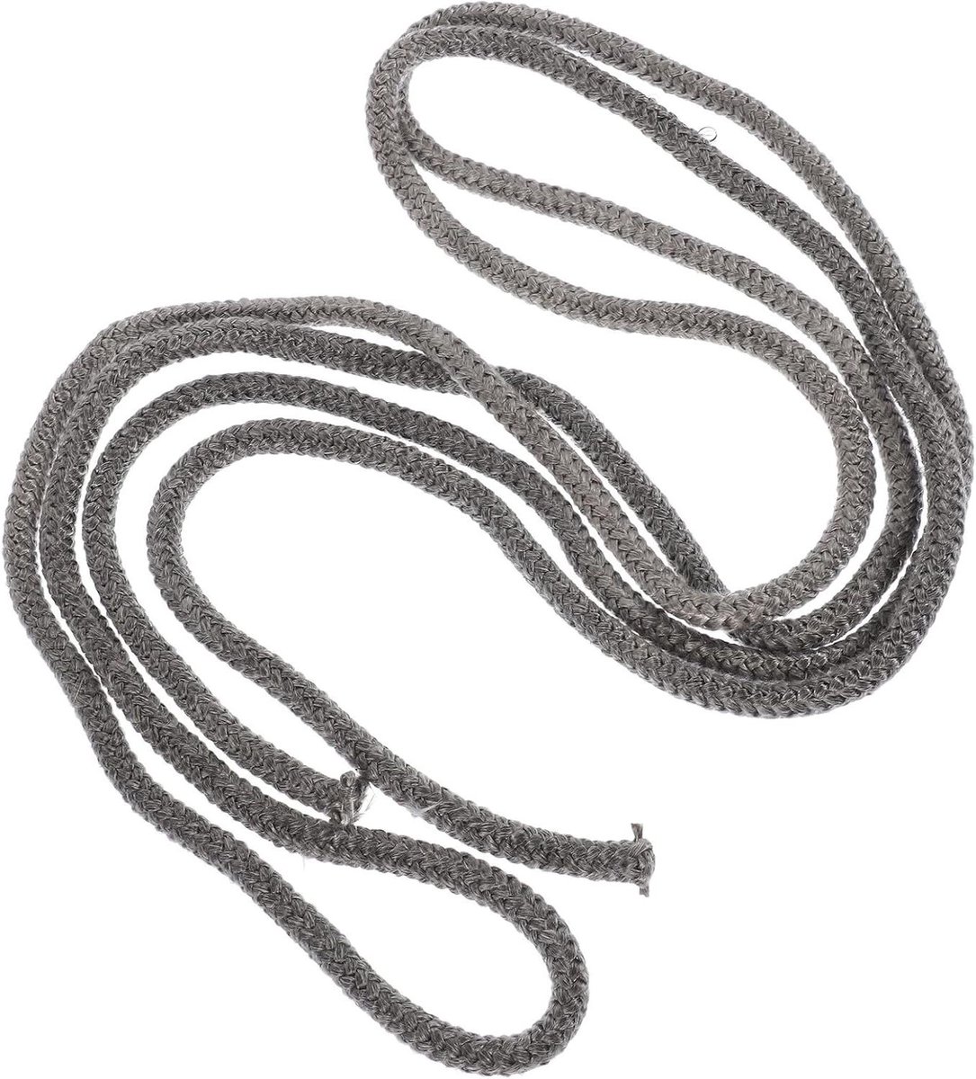 Glasvezel Touw Pakking - Houtkachel Deurkoord - Houtkachel Afdichting - Hittebestendig Materiaal - 250 cm Lengte - Zwart