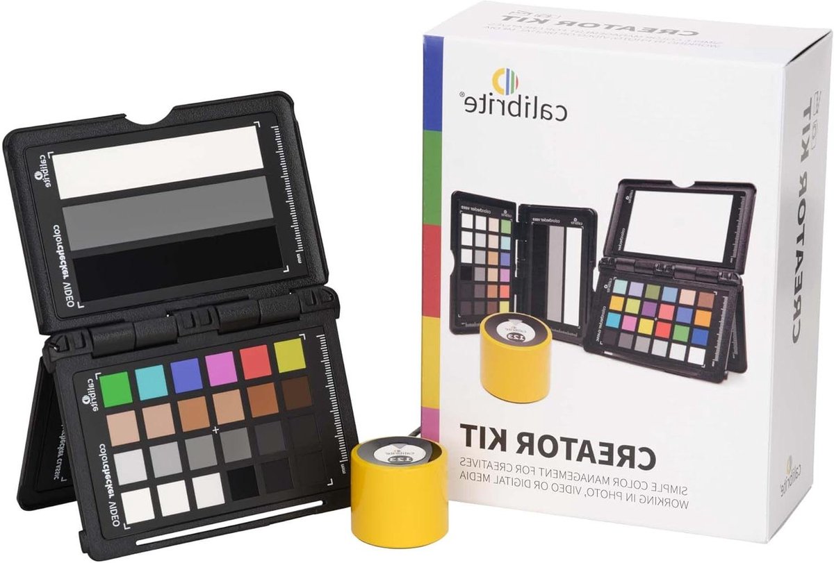 Kleurkalibratie Kit - Beeldscherm Camera - Professioneel Kleurbeheer - All-in-One Oplossing - 18.7 x 14.3 x 6.9 cm - Zwart