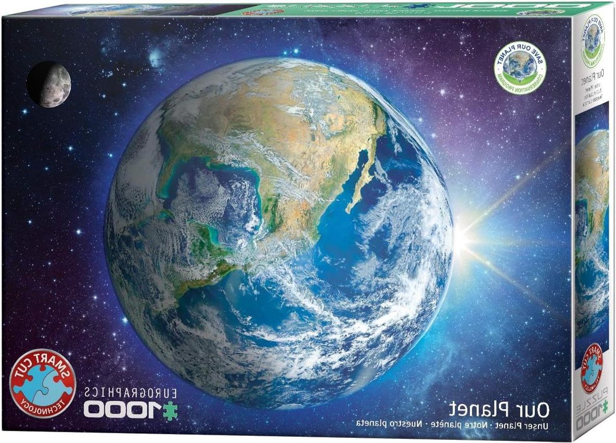 EuroGraphics 6000-5541,Red onze planeet! De aarde,48x68cm,Meerkleuren