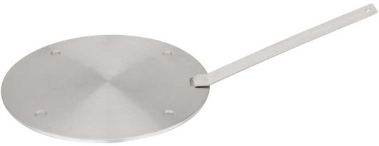 Inductie Adapterplaat - 20cm - Met Afneembaar Handvat - Geschikt voor Alle Pannen