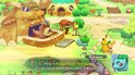 Kangaskhan Storage, met een Kangaskhan achter de balie, Bulbasaur, Pikachu en een Kecleon winkelier.