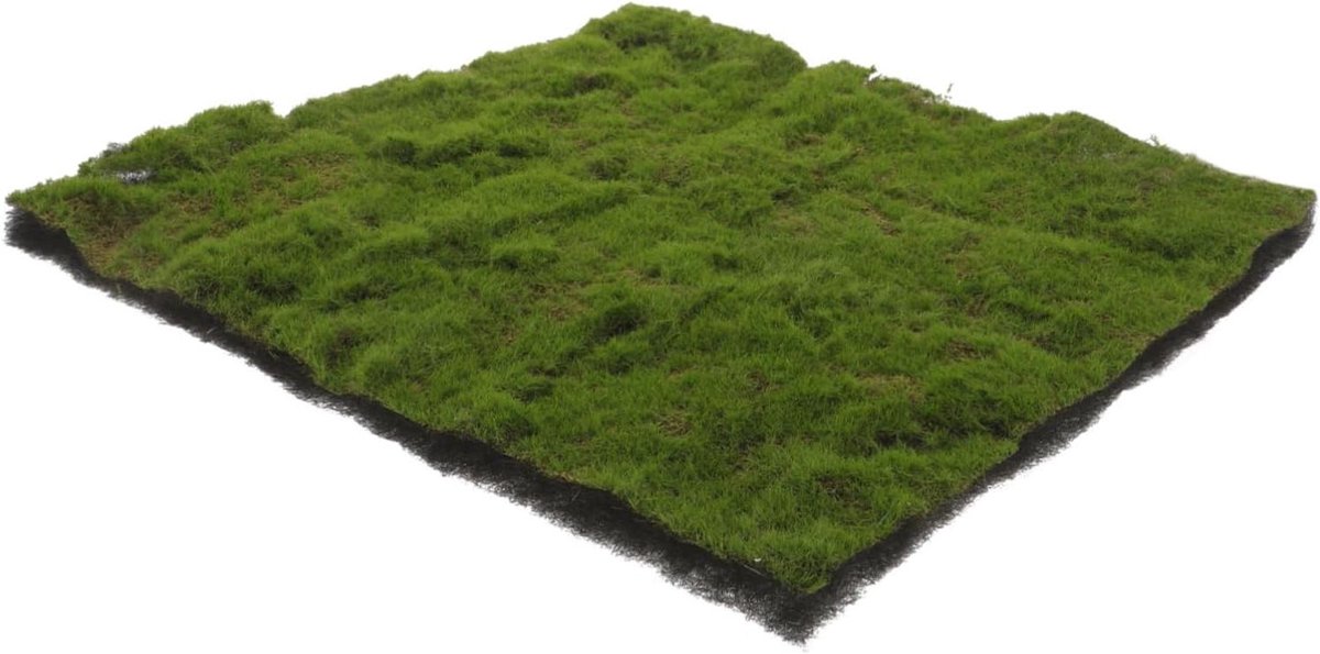 Kunstgras Decoratie - Mos Tapijt - Huis Decoratie - Natuurlijk Uiterlijk - 33 x 33 cm - Groen