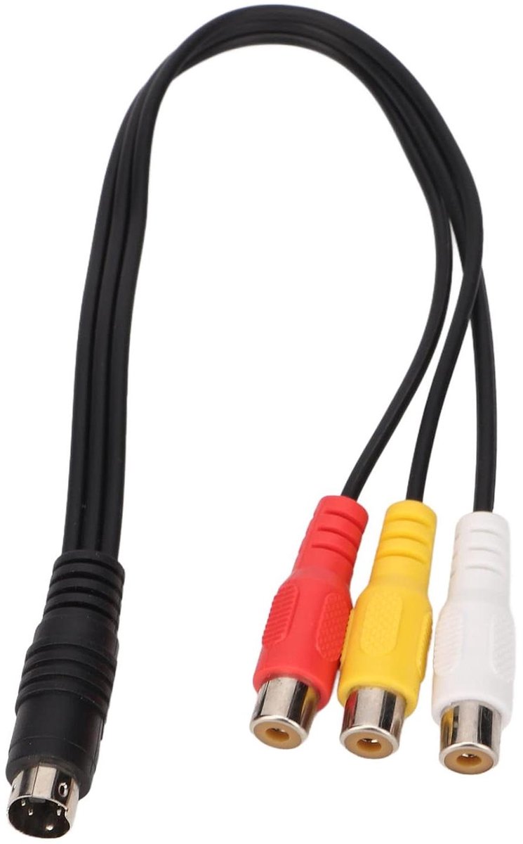 S Video Kabel - Adapterkabel - Signaaloverdracht - Dubbel Afgeschermd - 1 meter - Zwart