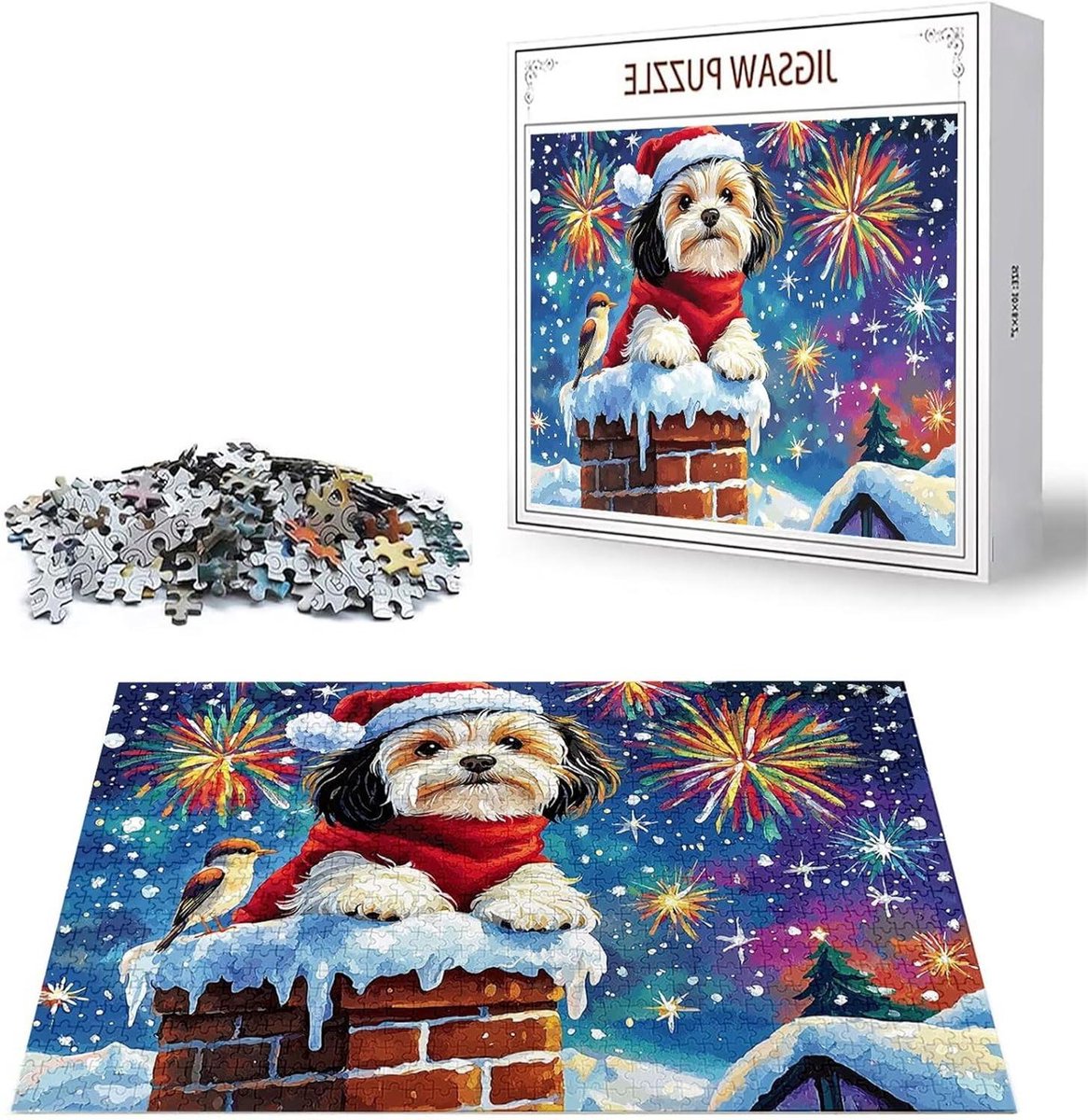 Puzzelmat - Legpuzzelmat Puzzelbord - Ontspannen Tijdverdrijf - 4000 Stukjes - 141x87cm - Meerkleurig
