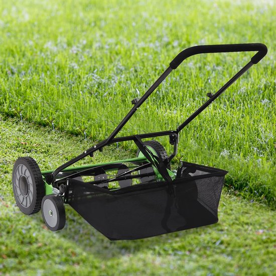Handmaaier - Kooimaaier Gazonmaaier - Gazon Onderhoud - Motorloos Werking - 50 cm Snijbreedte - Groen — afbeelding 2